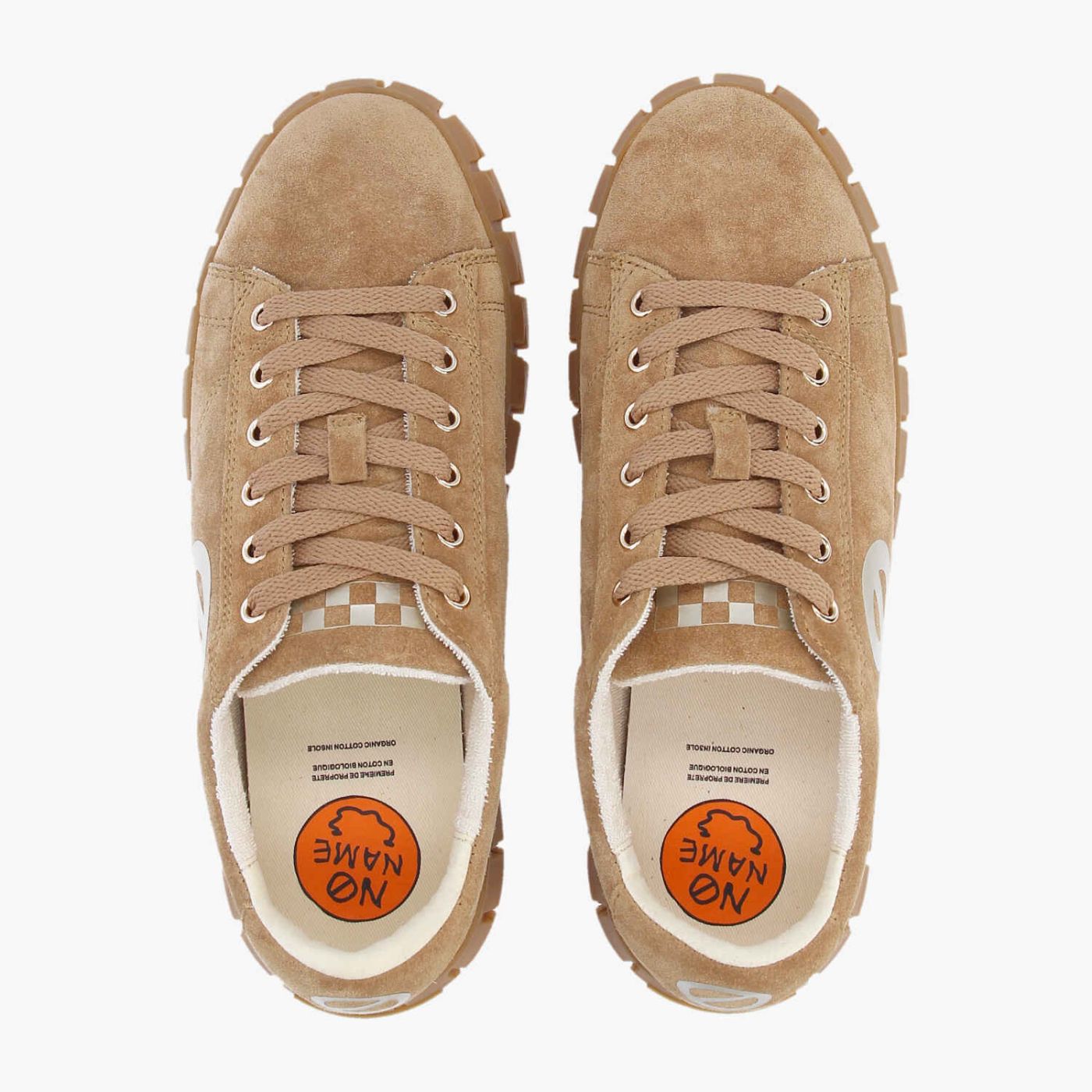 PLAY SNEAKER  -  SUEDE/PRINT  - NOCCIOLA/DORATO